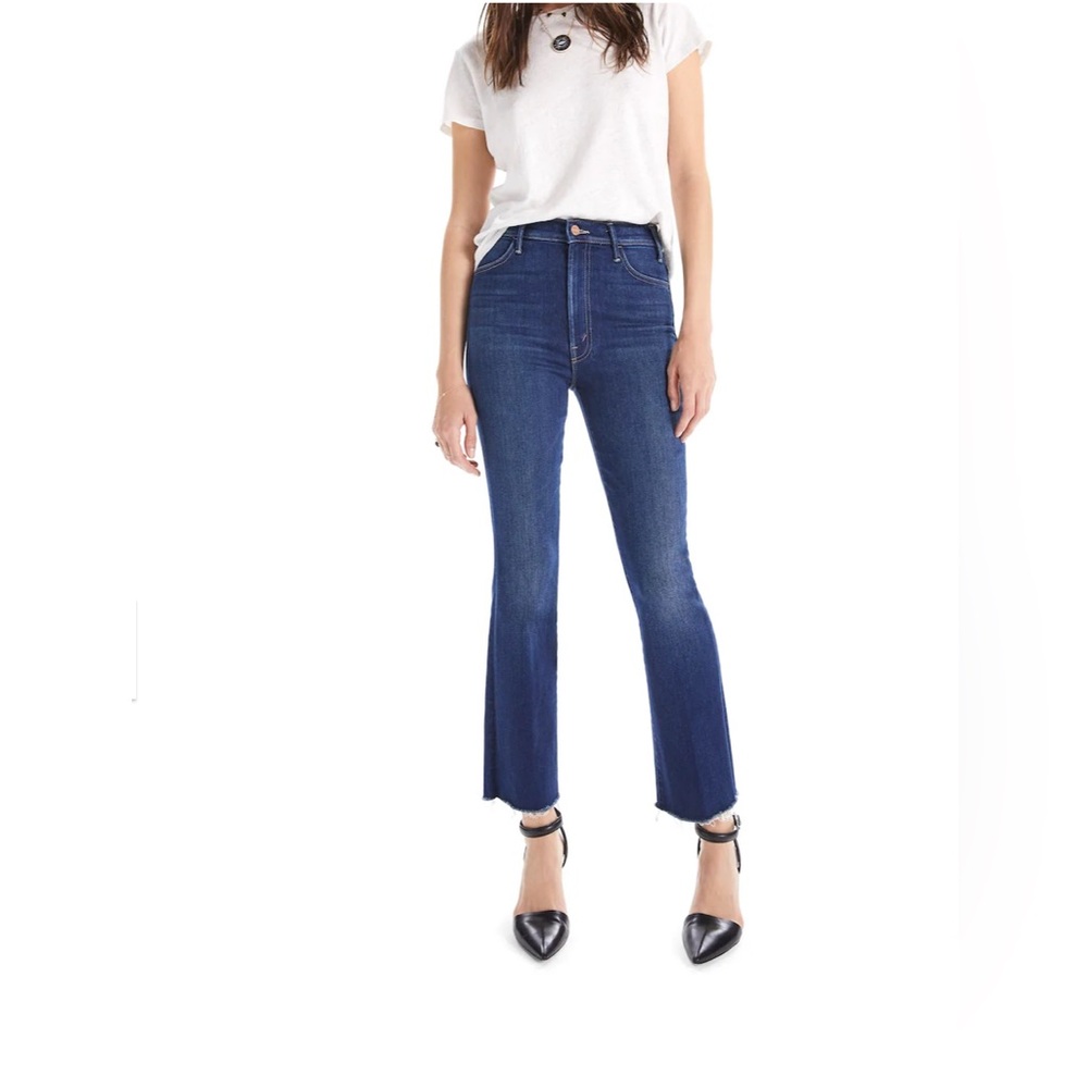 NWT MOTHER DENIM // The Hustler Ankle Fray // size 31